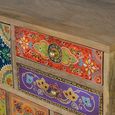 Narduzu Chest - Mango Wood - Painted - Multi Drawer