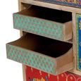 Nazlini Cabinet - Mango Wood - Painted - Multi Drawer - Wide