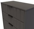 New York Graphite 3 Drawer Deep Chest