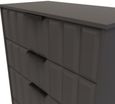 New York Graphite 4 Drawer Deep Chest