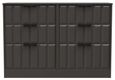 New York Graphite 6 Drawer Midi Chest