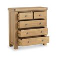 Normandy Chest - 2+3 Drawer - Oak