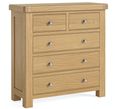 Normandy Chest - 2+3 Drawer - Oak