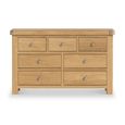 Normandy Chest - 3+4 Drawer Wide - Oak