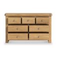 Normandy Chest - 3+4 Drawer Wide - Oak