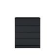 Oslo Chest - 4 Drawer - Black
