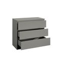 Oslo Small Chest - 3 Drawer - Grey