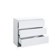 Oslo Small Chest - 3 Drawer - White