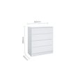Oslo Chest - 4 Drawer - White