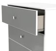 Padstow Grey and White 4 Drawer Deep Chest