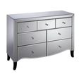 Palermo Wide Chest - Mirrored - Multi Drawer