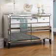 Palermo Wide Chest - Mirrored - Multi Drawer