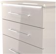 Paris Cashmere Gloss 4 Drawer Deep Chest