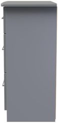 Paris Grey Gloss 3 Drawer Deep Chest