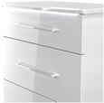Paris White Gloss 3 Drawer Deep Chest