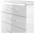Paris White Gloss 4 Drawer Deep Chest