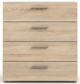 Pepe Oak Effect 4 Drawer Chest