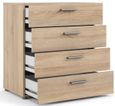 Pepe Oak Effect 4 Drawer Chest