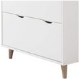 Perce White 4 Drawer Chest