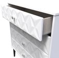 Pixel White 4 Drawer Chest