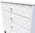 Pixel White 4 Drawer Chest