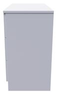Plymouth White Gloss 3 Drawer Small Chest
