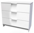 Plymouth White Gloss 3 Drawer Small Chest