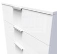 Plymouth White Gloss 4 Drawer Chest