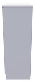 Plymouth White Gloss 5 Drawer Chest