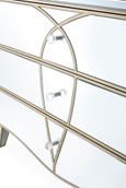Pristina Chest - 3 Drawer - Champagne Mirrored