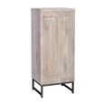 Quintana Chest - Washed Carved - Mango Wood - 5 Drawer - Tall