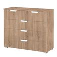 Rauch Aditio 3+2 Drawer Chest - Sonoma Oak
