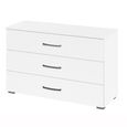 Rauch Aditio 3 Drawer Wide Chest - Alpine White