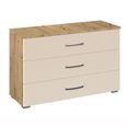 Rauch Aditio 3 Drawer Wide Chest - Artisan Oak and Champagne