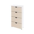 Rauch Aditio 4 Drawer Narrow Chest - Alpine White and Champagne