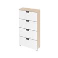 Rauch Aditio 4 Drawer Narrow Chest - Champagne and Alpine White