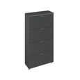 Rauch Aditio 4 Drawer Narrow Chest - Metallic Dark Grey