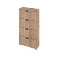 Rauch Aditio 4 Drawer Narrow Chest - Sonoma Oak