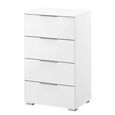 Rauch Alabama 4 Drawer Narrow Chest - Alpine White