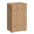 Rauch Alabama 4 Drawer Narrow Chest - Artisan Oak