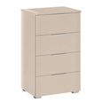 Rauch Alabama 4 Drawer Narrow Chest - Champagne