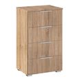 Rauch Alabama 4 Drawer Narrow Chest - Sonoma Oak