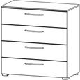 Rauch Aldono White Gloss 4 Drawer Chest