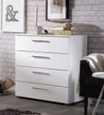 Rauch Aldono White Gloss 4 Drawer Chest