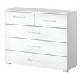 Rauch Alegro 3+2 Drawer Chest - Alpine White