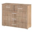 Rauch Alegro 3+2 Drawer Chest - Sonoma Oak