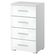 Rauch Alegro 4 Drawer Narrow Chest - Alpine White