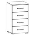 Rauch Alegro 4 Drawer Narrow Chest - Sonoma Oak
