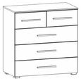 Rauch Alvor 3+2 Drawer Chest - Sonoma Oak and Alpine White