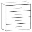 Rauch Alvor 4 Drawer Chest - Sonoma Oak and Alpine White